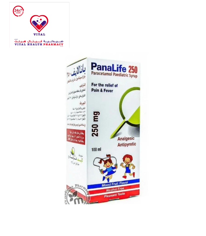 Panalife Paracetamol Mg Paediatric Syrup Ml