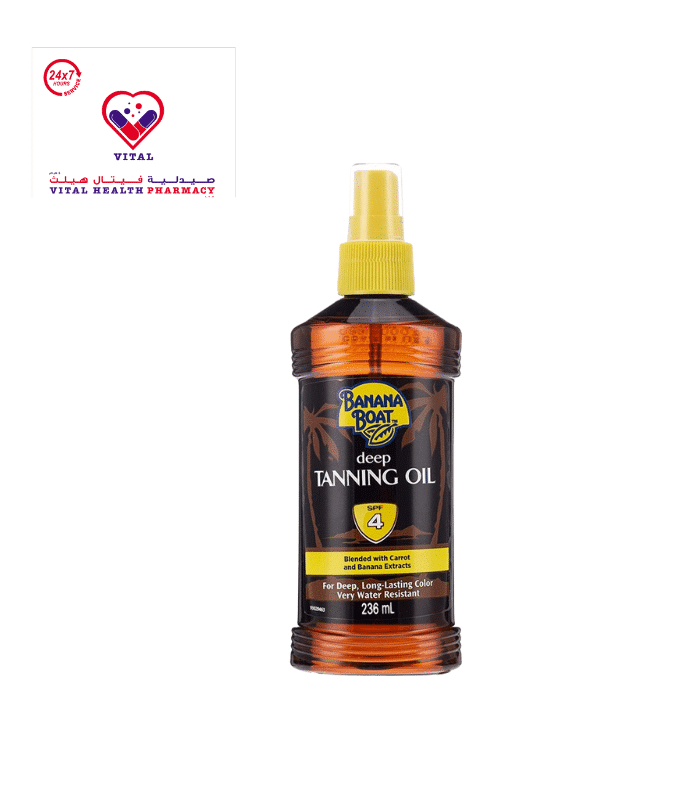 Banana Boat Water-Resistant Deep Tanning Oil Spray with Carrot & Banana