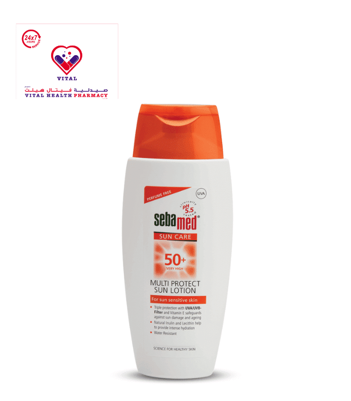 Sebamed Sun Care Water-Resistant Multi Protect Sunscreen for Sensitive Skin SPF50+