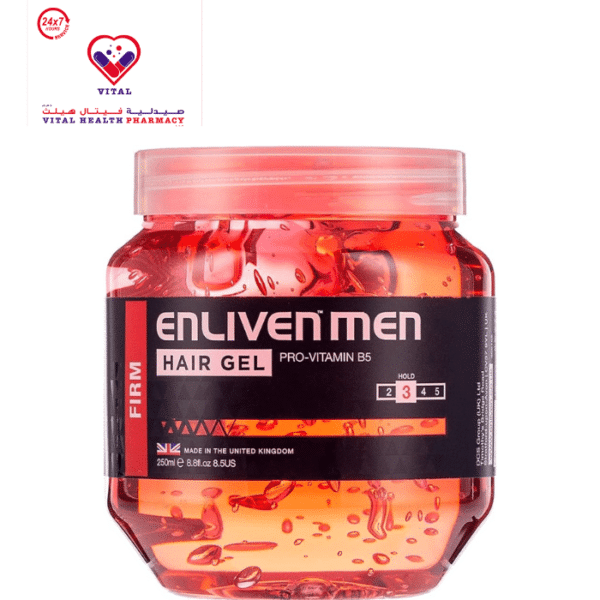 Enliven Firm Hair Gel Pro-Vitamin B5 Hold 3