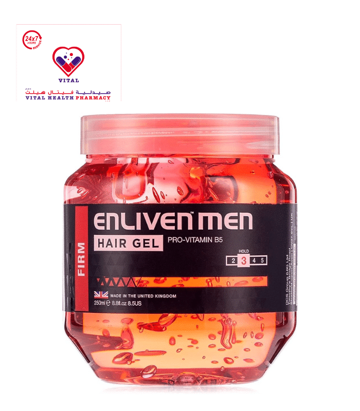 Enliven Firm Hair Gel Pro-Vitamin B5 Hold 3