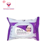 Ziva Exfoliating, Cleansing & Moisturizing Makeup Remover Wipes for All Skin Types