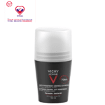 Vichy Homme Extreme Control 72H Antiperspirant Deodorant for Sensitive Skin - parabens free, alcohol free
