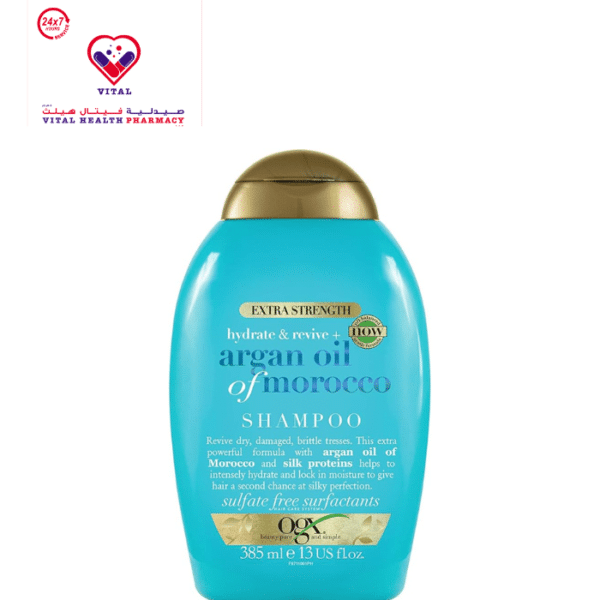 OGX Extra Strength Hydrate & Revive Hair Shampoo with Argan Oil - sulfate surfactants free