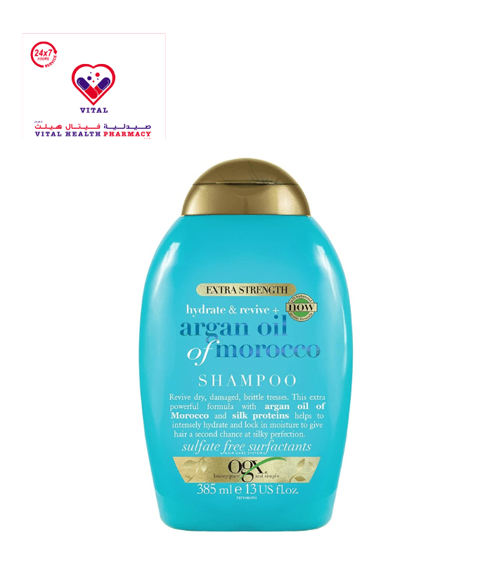OGX Extra Strength Hydrate & Revive Hair Shampoo with Argan Oil - sulfate surfactants free