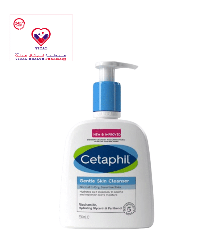 Cetaphil Pore Minimizing Facial Cleanser with Vitamin B3 & Pro-Vitamin B5 for Oily, Combination & Sensitive Skin - soap free