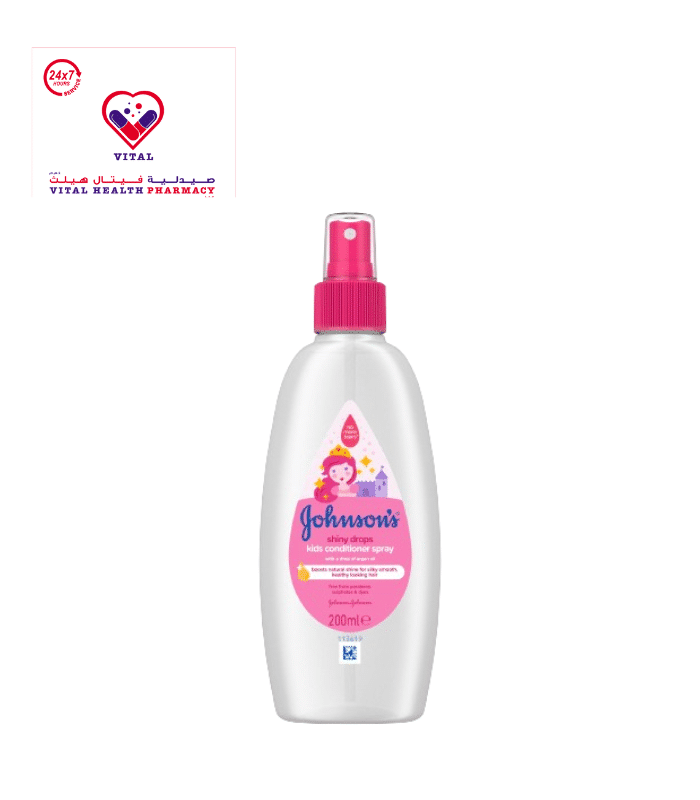 Johnson's Shiny Drops Kids Hair Conditioner Spray with Argan Oil
