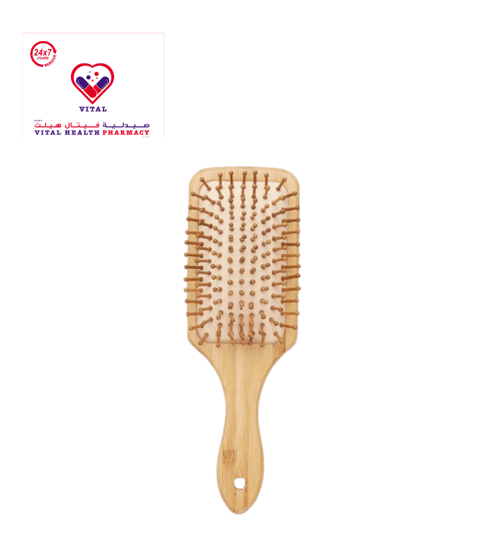 Or Bleu Wooden Paddle Hairbrush