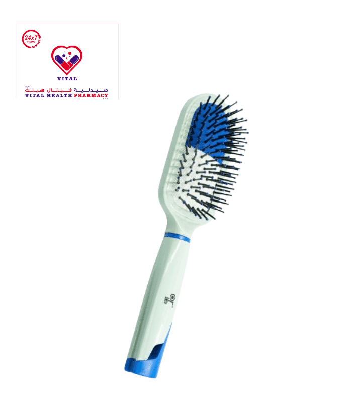 Or Bleu Gray & Blue Hairbrush