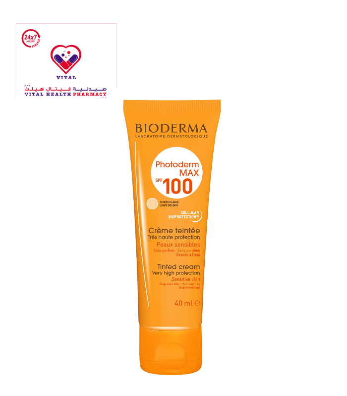 Bioderma Photoderm Water-resistant Tinted Sunscreen Moisturizing Facial 