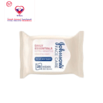 Johnson's Daily Essentials Extra Sensitive Face Cleansing Wipes for All Skin Types