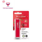 Beesline Hypoallergenic for Dry & Sensitive Lip Balm with Shimmery Cherry - dye free, parabens free, preservatives free