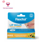 Flexitol Moisturizing, Soothing & Relieving Lip Balm Papaya Flavor for Dry & Chapped Lips