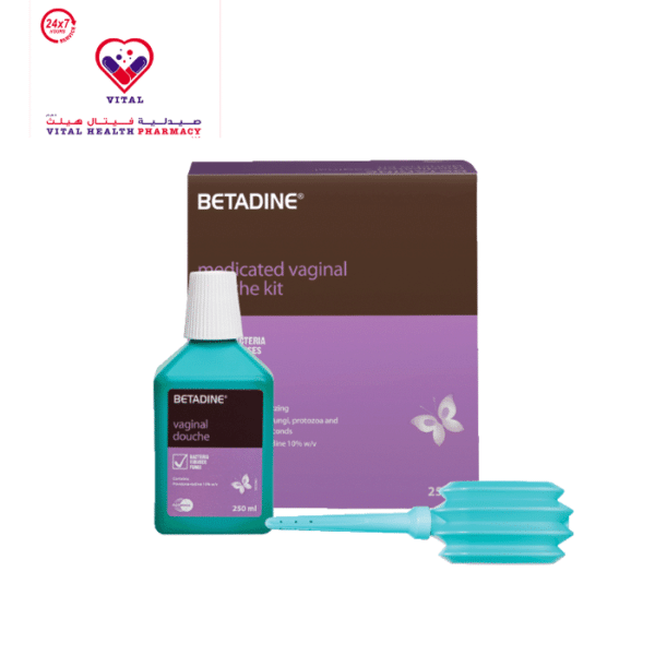 Betadine 10% Povidone Iodine Medicated Vaginal Douche Kit