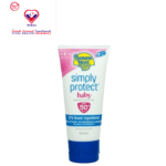 Banana Boat Simply Protect Water-Resistant Baby Sunscreen SPF50+ (6+ Months) - parabens free, no added oil, no added fragrances