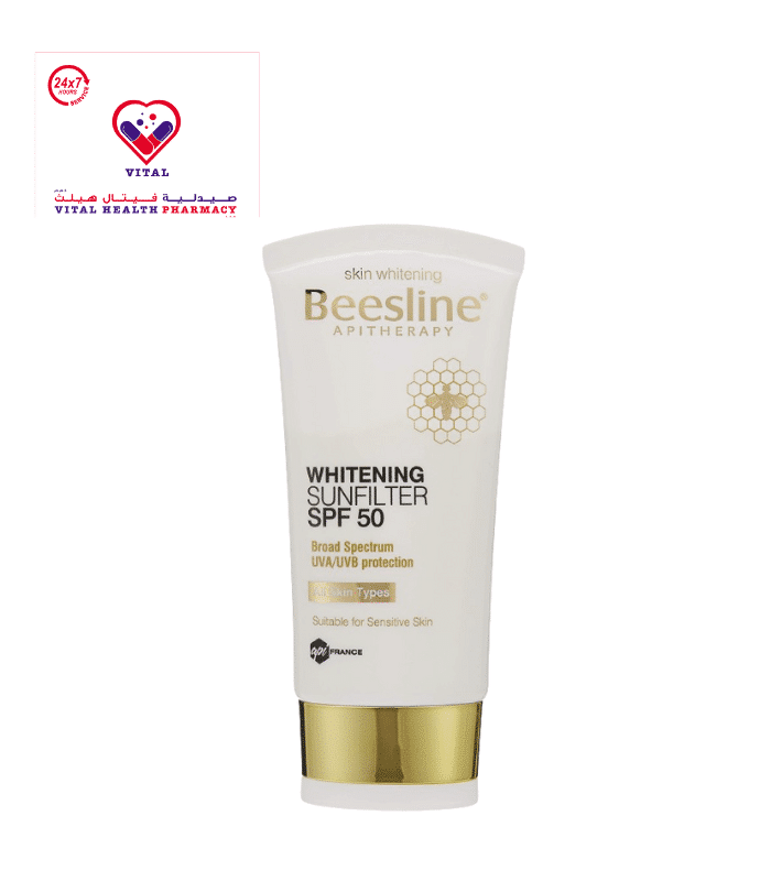 Beesline Hypoallergenic Skin Whitening Sunscreen SPF50 - parabens free