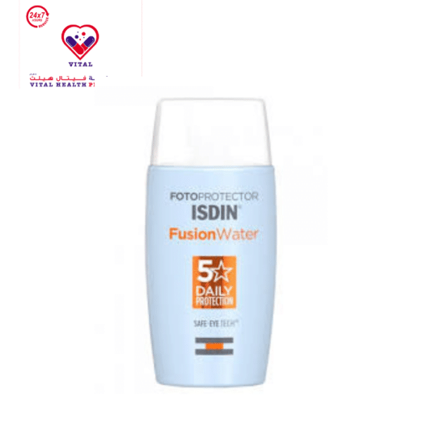 Isdin Fusion Water Facial Sunscreen SPF50+ - color free