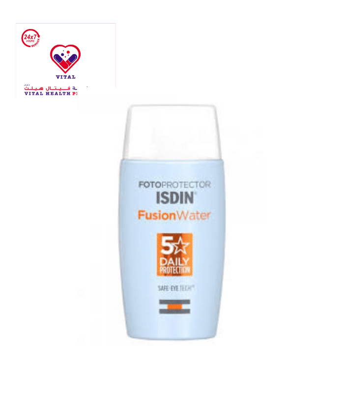 Isdin Fusion Water Facial Sunscreen SPF50+ - color free