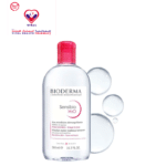 Bioderma Sensibio H2O Hypoallergenic Makeup Removing Micellar Solution for Sensitive Skin - parabens free 