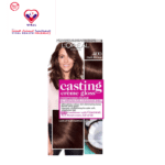 L'Oreal Casting Creme Gloss Hair Dye with Coconut Oil Conditioner Brown 400 - ammonia free
