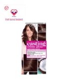 L'Oreal Casting Creme Gloss Hair Dye with Coconut Oil Conditioner Brown 400 - ammonia free