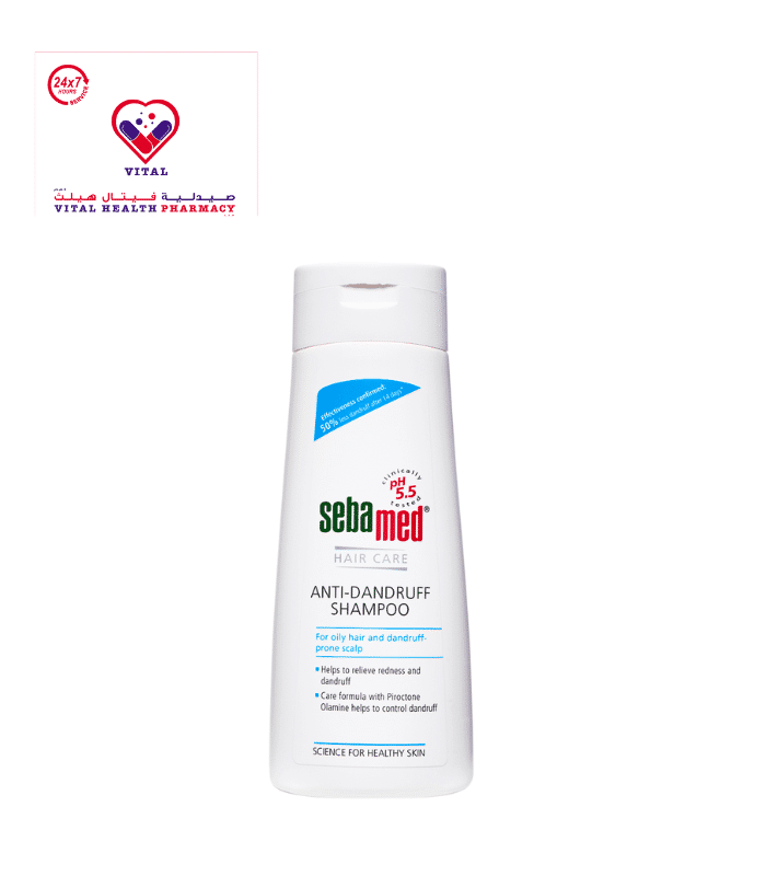 Sebamed Anti-Dandruff Shampoo for Oily Hair and Dandruff Prone Scalp