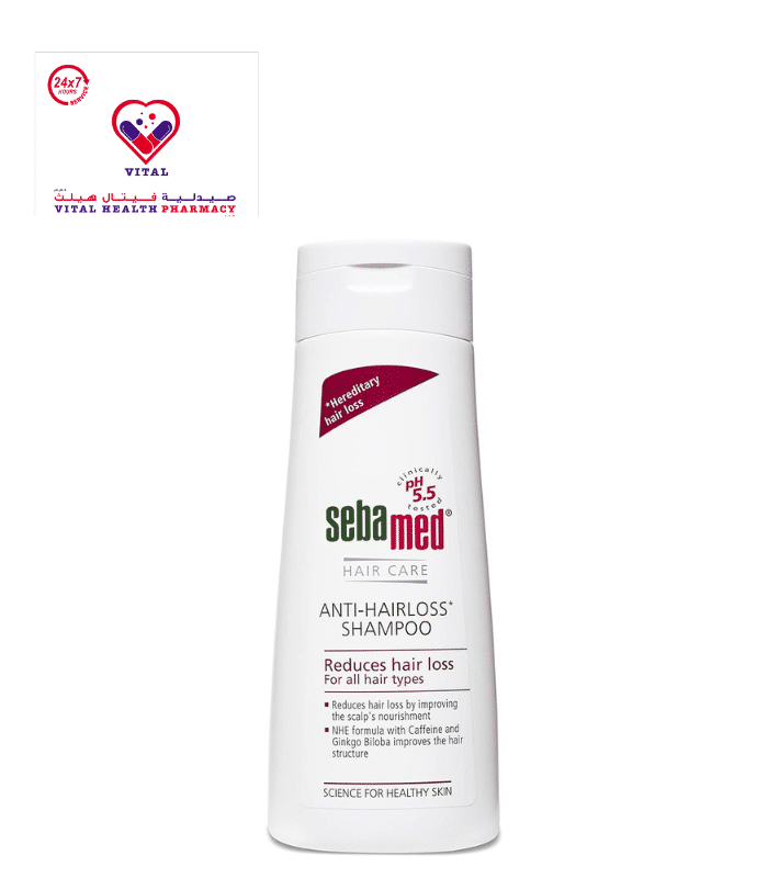Sebamed Anti-Hair Loss Shampoo with Caffeine & Ginkgo Biloba for All Hair Types