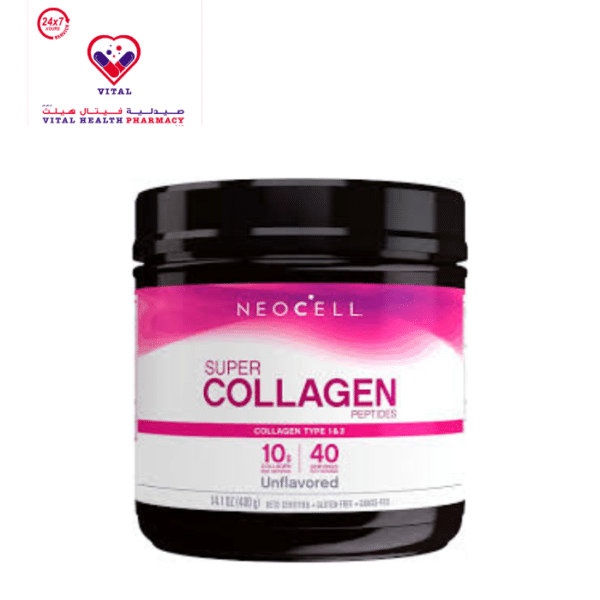 Neocell 6.6g Super Collagen Powder Hair, Skin, Nails & Joint Support Supplement Unflavored - GMO free, gluten free