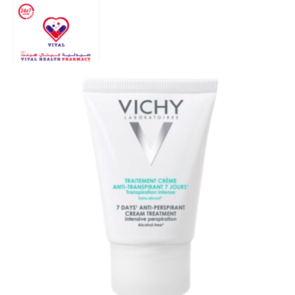 Vichy Laboratoires Hypoallergenic 7 Days Antiperspirant Cream Treatment - parabens free, alcohol free