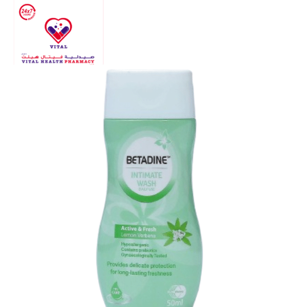 Betadine Hypoallergenic Fresh & Active Intimate Wash Lemon Verbena Scent