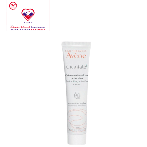 Avene Cicalfate Restorative Cream with Copper & Zinc for Face & Body with Sensitive Fragile Skin - fragrance free