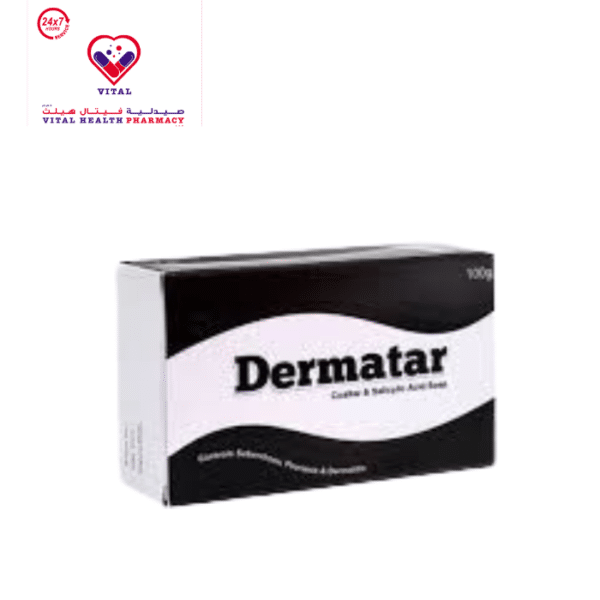 Dermatar Coal Tar & Salicylic Acid Medicated Soap Bar for Eczema, Psoriasis & Seborrheic Skin - cruelty free