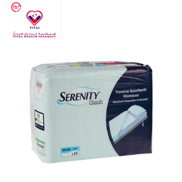 Serenity Classic Absorbent Disposable Underpads (80x180cm)