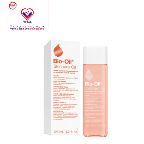 Bio-Oil Natural Non-Greasy Face & Body Skincare Oil for Scars & Stretch Marks