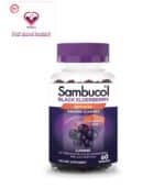 Stay healthy with powerful immune support from Sambucol Black Elderberry Advanced Immune Gummies.* These delicious gummies are made from 3,400mg of premium Haschberg black elderberries (Sambucus nigra) per max serving plus Vitamin C and Zinc. Pectin-based, vegan friendly, and made with and only 1 g of pure cane sugar per gummy. Made for adults and children ages 4 and up.