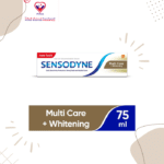 Sensodyne Multi Care + Whitening formula works 24/7 to give you tooth sensitivity relief. It builds soothing protection around the nerve, deep inside the tooth so you don't worry when you eat or drink. Clinically proven sensitivity relief.