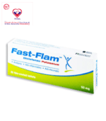 Fastflam-DP Tablet is a pain-relieving medicine. It helps in relieving moderate pain and reducing fever. It is used in various conditions such as muscle ache, back pain, joint pain, menstrual cramps, and toothache.29