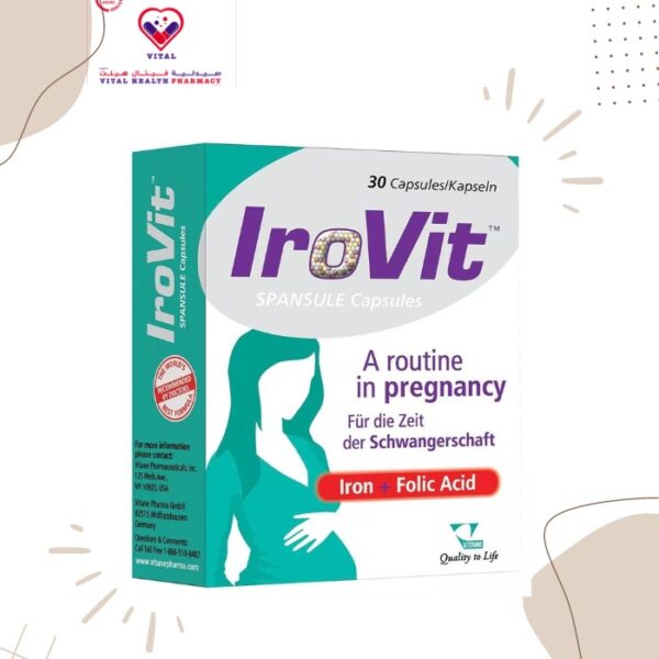 Irovit ensures maximum absorption by releasing it at the site of its absorption and thus ensures better bioavailability. The gelatin used in the manufacturing of capsules and softgels has been derived from a Bovine All Vitane Products Containing gelatin and other ingredients from an animal source does NOT contain any Porcine source.