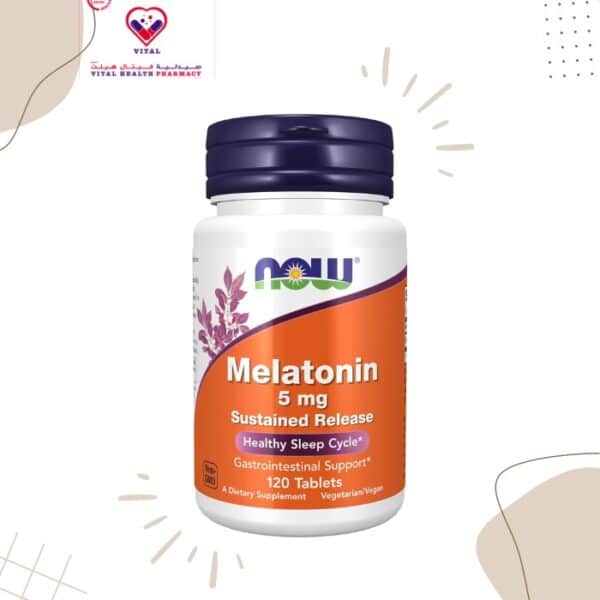 Melatonin is and present in high amounts in the gastrointestinal tract. It is involved in many of the body, brain and glandular biological functions including regulation of normal sleep/wake cycles, regulation of the immune system and maintenance of a healthy gastrointestinal lining. NOW Melatonin Sustained Release Tablets allow for steady release and more gradual, sustained utilization.