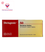Diclogesic 50mg/325mg Tablet is a pain-relieving medicine. It is used to reduce pain and inflammation in conditions like rheumatoid arthritis, ankylosing spondylitis, and osteoarthritis.