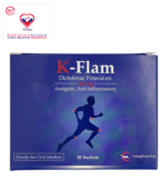 K Flam 50mg/500mg Tablet is a pain-relieving medicine. It is used to reduce pain and inflammation in conditions like rheumatoid arthritis, ankylosing spondylitis, and osteoarthritis