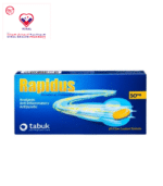 Rapidus belongs to a class of medicines called Nonsteroidal Anti-inflammatory Drugs . It helps reduce fever, decrease pain, and prevent blood clotting. NSAIDs also reduce inflammation in the body when used in higher doses. Take with or right after a meal.