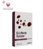 Biofera Folate is a dietary supplement formula with liposomal iron and L-methyl folate that helps in cases of dietary deficiency or increase requirements for certain nutrient health.