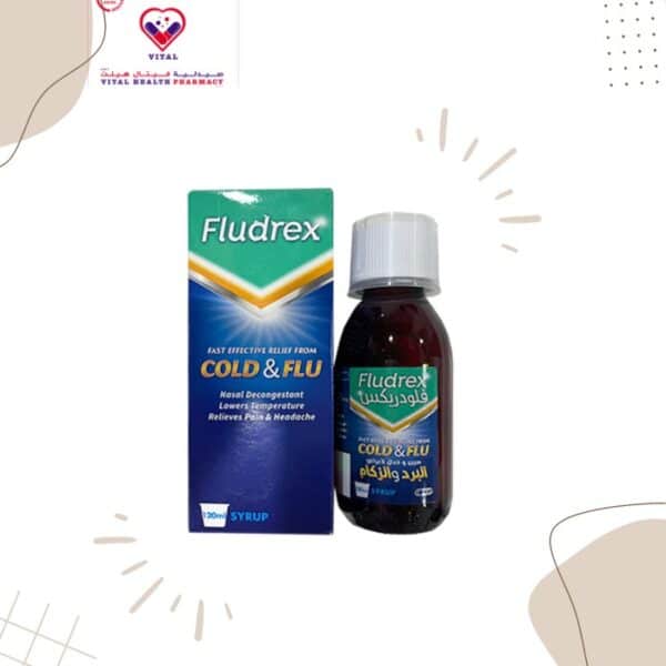 Fludrex Syrup is used for cold, fever, nasal congestion, upper respiratory allergies, febrility, sinus congestion and pressure, headache, toothache, ear pain, joint pain and other conditions.