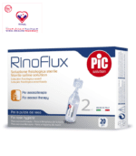 Pic Rinoflux Sterile Saline Solution is a simple way to clear your nose. Its lubricating, humidifying action helps to keep your nose free of mucus, catarrh and other secretions. And it has many other uses, both on its own and in combination with a nasal spray or for diluted-drug aerosol therapy.