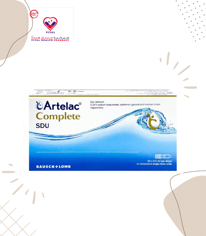 ARTELAC COMPLETE MDO EYE LBRICANT Eye Drops complete three layers of the tear film to ensure optimum hydration of the ocular surface in dry or watery eyes.
