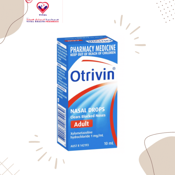 Otrivine Adult Metered Dose 0.1 Percent Nasal Spray contains the active ingredient xylometazoline hydrochloride which helps to open up and clear the nasal passages by reducing the excessive nasal secretions and reduces swollen blood vessels to their normal size. Otrivine Nasal Spray helps unblock your nose in 2 minutes and lasts for up to 10 hours.