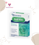 Evit is a dietary supplement containing 400 mg Vitamin E, which is considered as one of the most important vitamins required by the body. Vitamin E is a powerful antioxidant and its most important function is to protect cells from damage by destroying or neutralising free radicals.