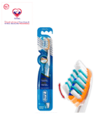 Features 2 individual Pro-Flex sides. These Pro-Flex sides adjust to the unique contours of your teeth and gums to remove more plaque than a regular manual toothbrush.* Removes up to 93% of plaque in hard-to-reach areas Removes up to 34% more plaque along the gum line *with regular use **in comparison to regular manual toothbrushes.. The sides adapt themselves to the unique shape of the teeth,
