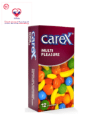 Experience ultimate pleasure with Carex Multi Pleasure condoms! This pack of 12 premium condoms is made with high quality materials, providing both safety and comfort.